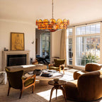 Lorenzo Glass Disc Chandelier