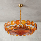 Lorenzo Glass Disc Chandelier
