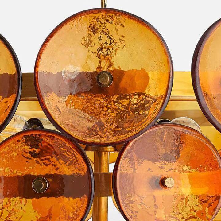 Lorenzo Glass Disc Chandelier