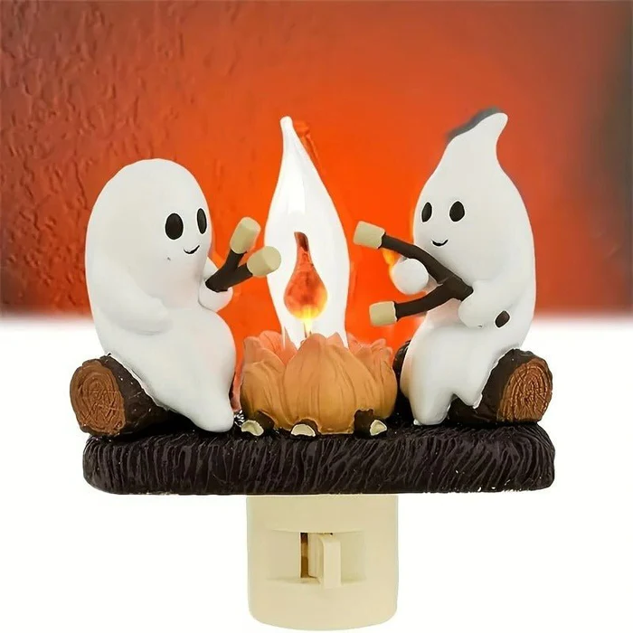 Halloween Ghost Campfire Night Light