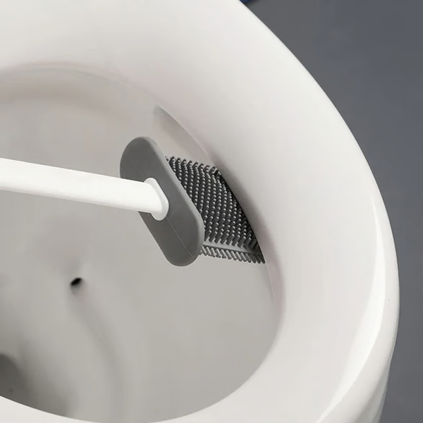 Wall-Mounted Toilet Brush and Plunger Set