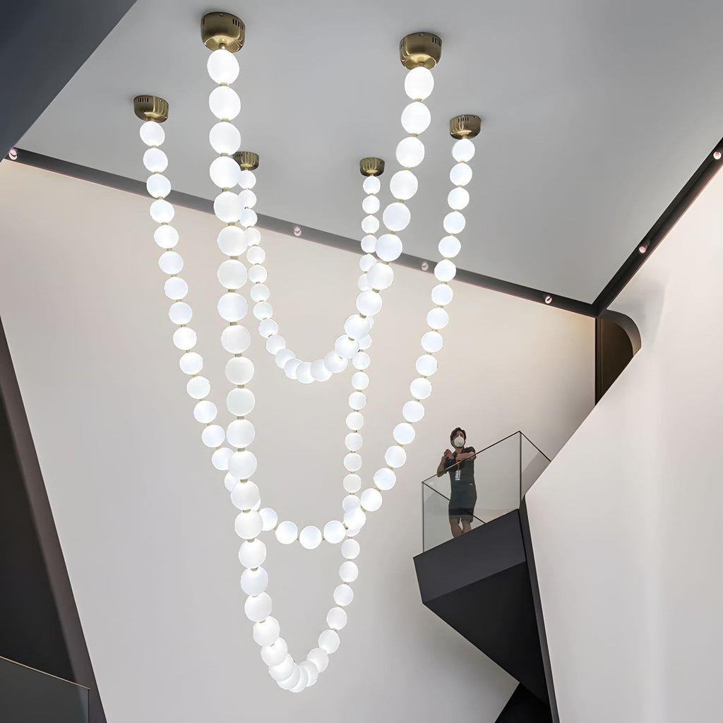 Pearl Necklace LED Chandelier