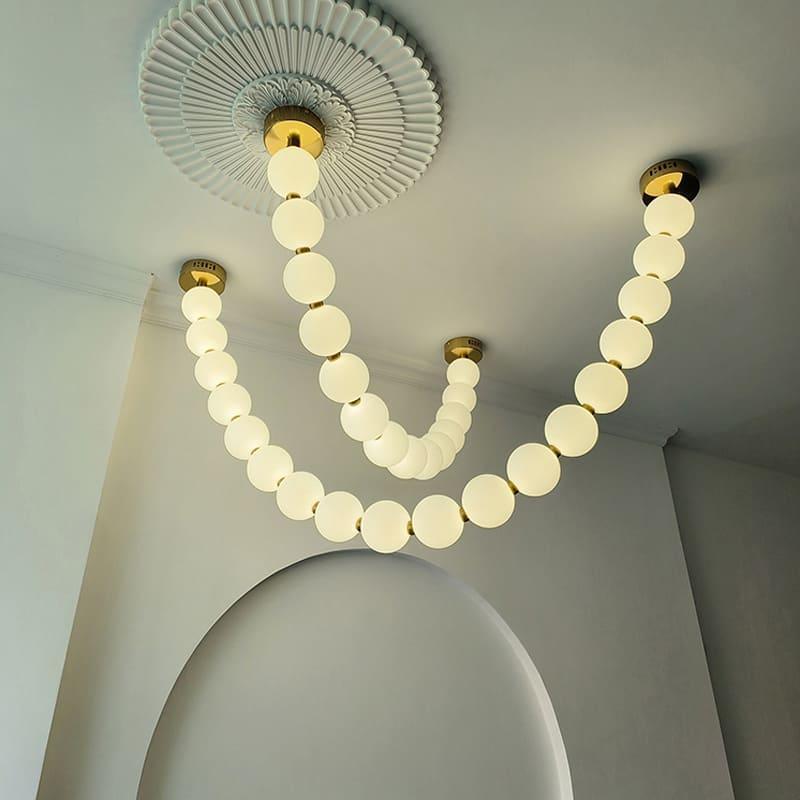 Pearl Necklace LED Chandelier