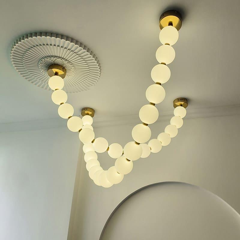 Pearl Necklace LED Chandelier