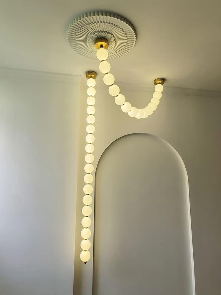 Pearl Necklace LED Chandelier