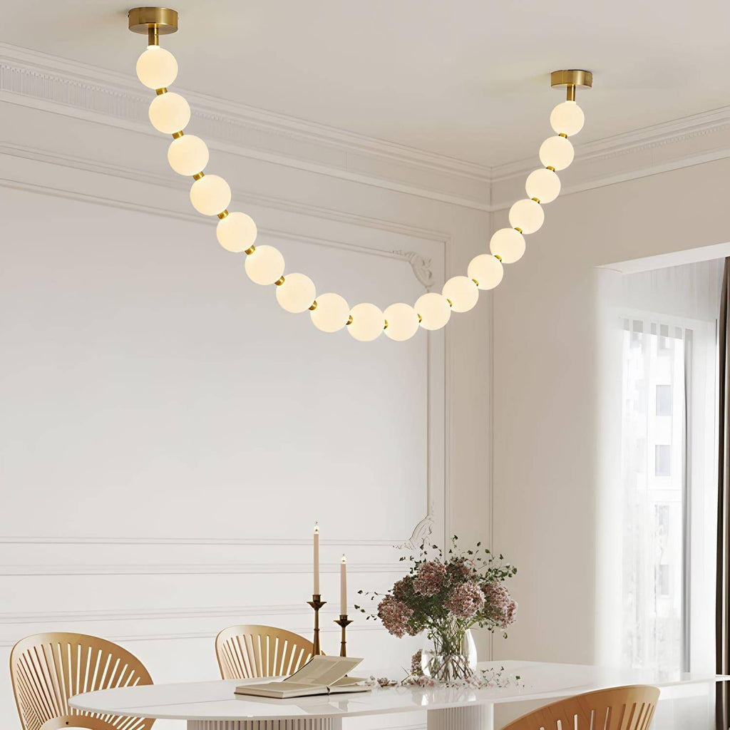 Pearl Necklace LED Chandelier