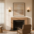 Vireo Ribbed Glass Tube Wall Sconce