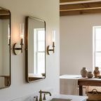 Vireo Ribbed Glass Tube Wall Sconce