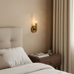 Vireo Ribbed Glass Tube Wall Sconce