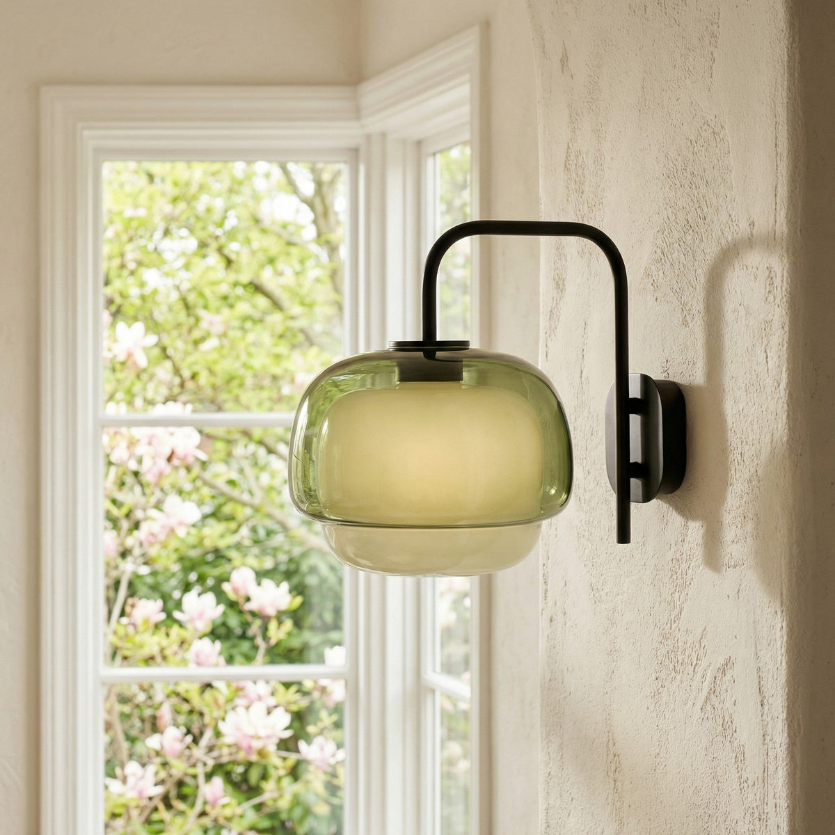 Tove Round Glass Wall Sconce