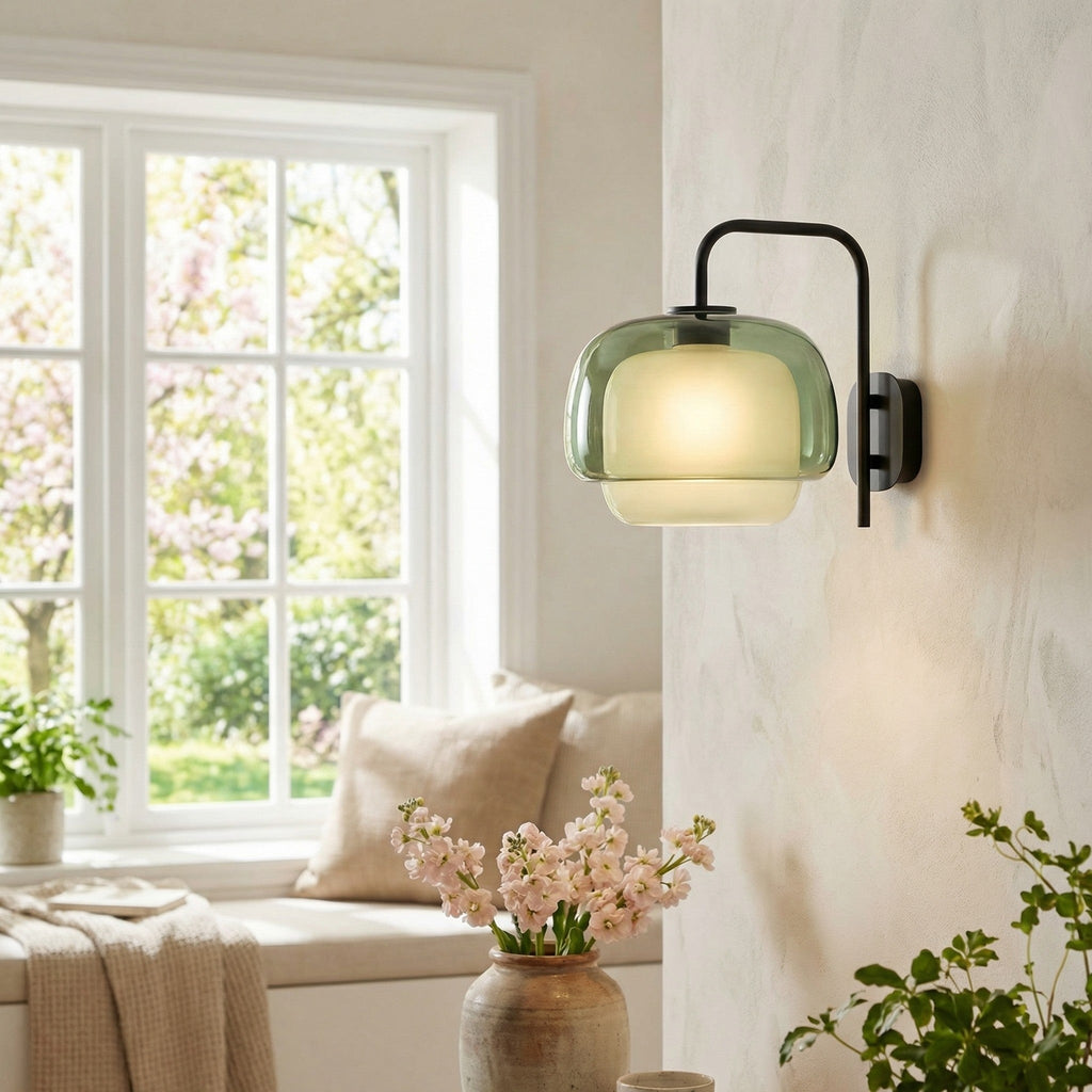 Tove Round Glass Wall Sconce