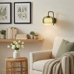 Tove Round Glass Wall Sconce