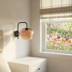 Tove Round Glass Wall Sconce