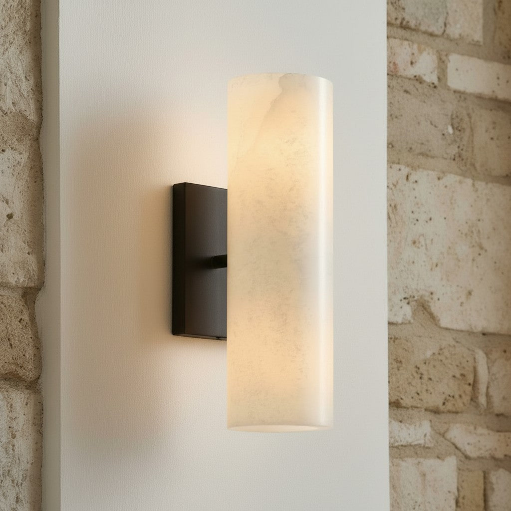 Doran Alabaster Tube Wall Sconce