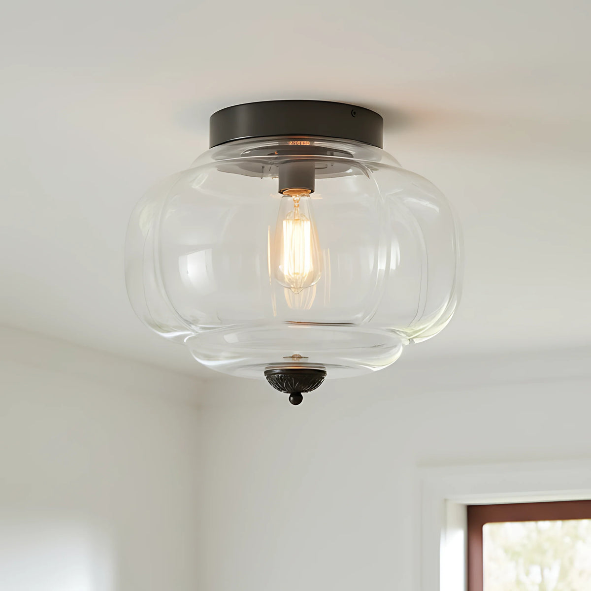 Eloise Vintage Glass Ceiling Light