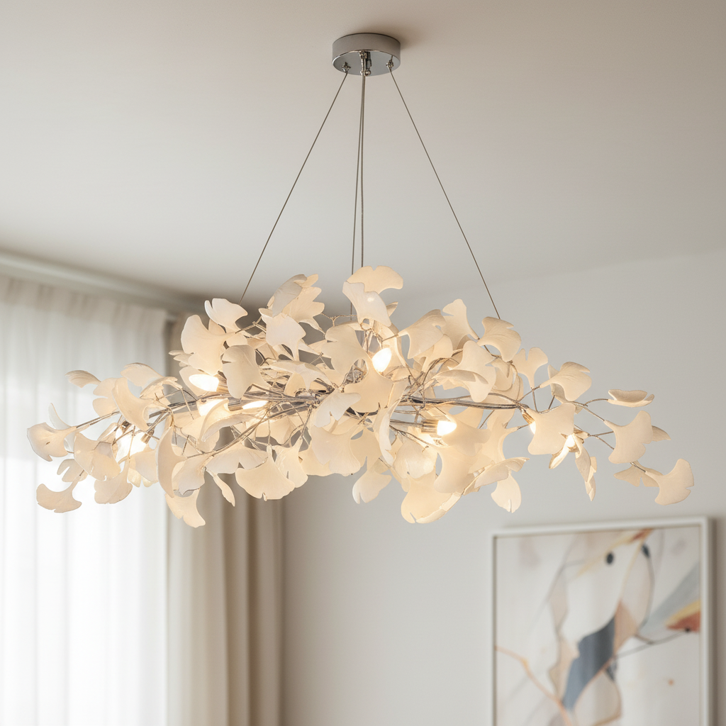 Aurelia Ginkgo Leaf Chandelier