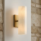 Doran Alabaster Tube Wall Sconce