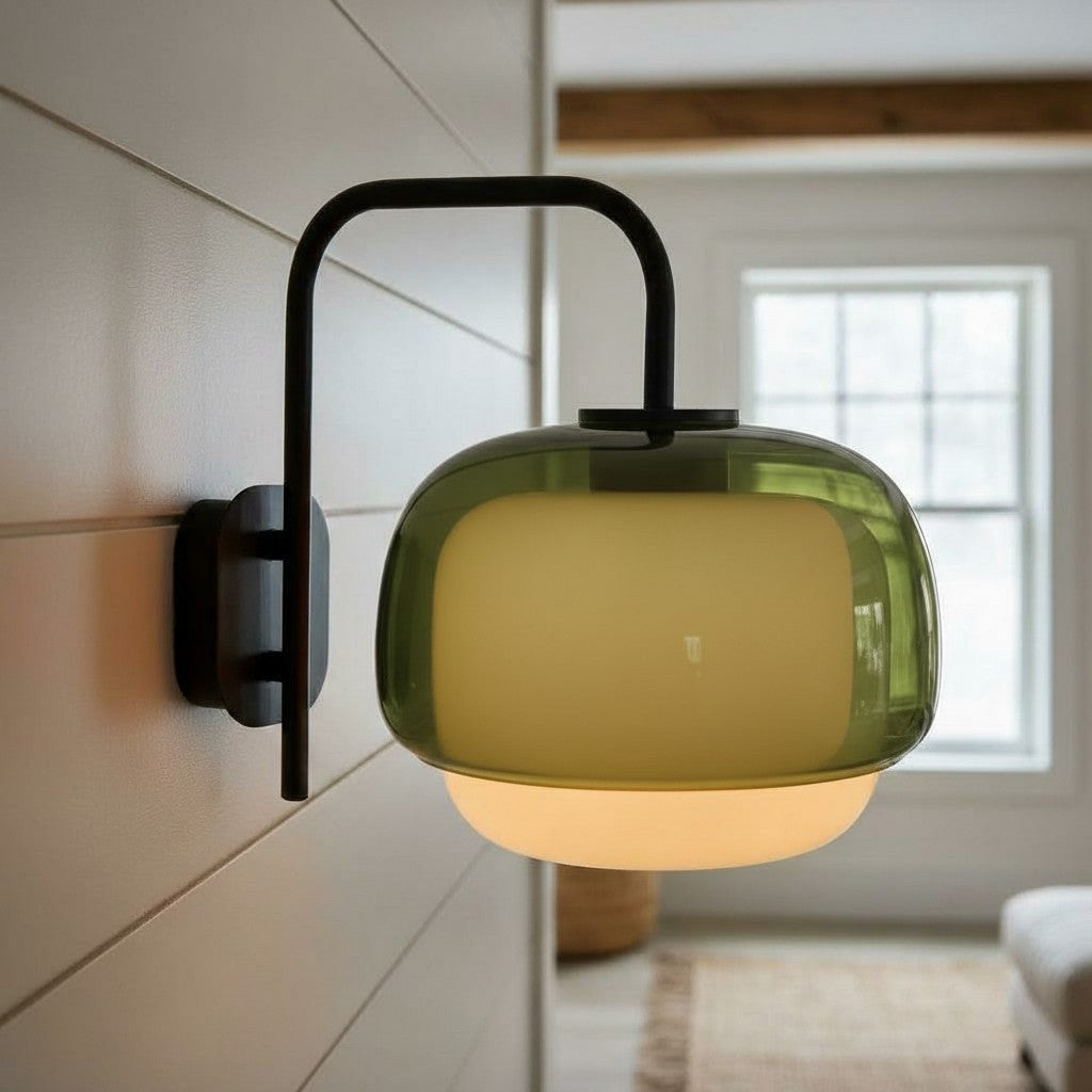 Tove Round Glass Wall Sconce