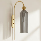 Azura Ribbed Glass Wall Sconce