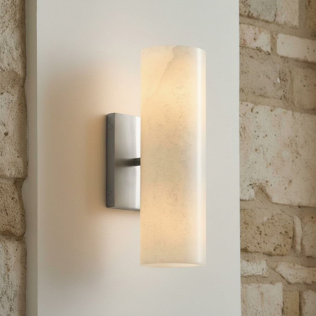 Doran Alabaster Tube Wall Sconce