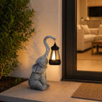 Solar Elephant Garden Light