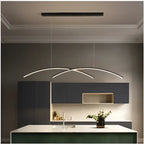 Curved LED Kitchen Pendant Light