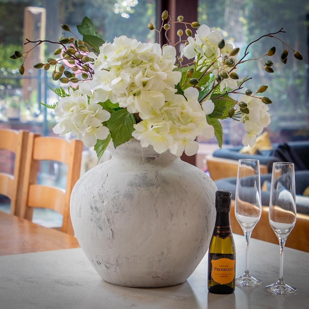 Antique White Decorative Vase