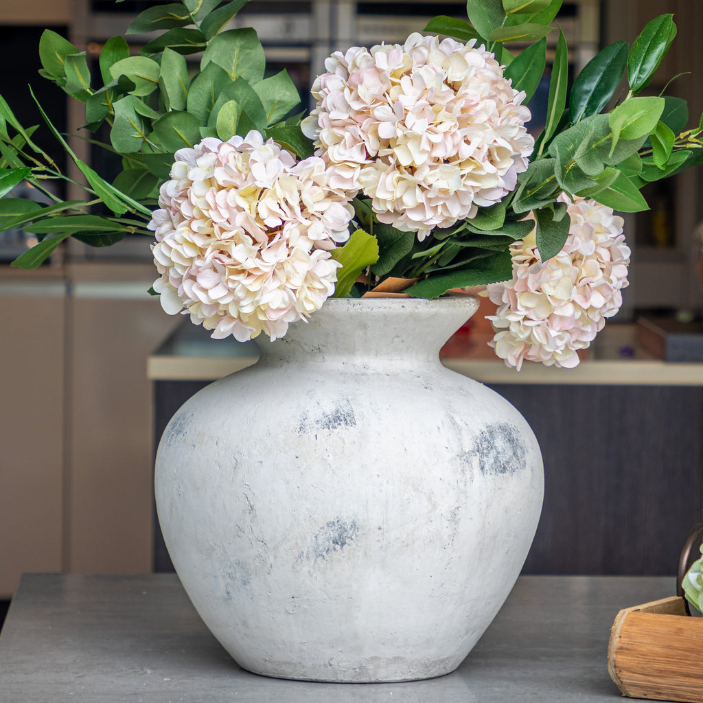 Antique White Decorative Vase
