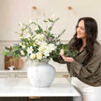 Antique White Decorative Vase
