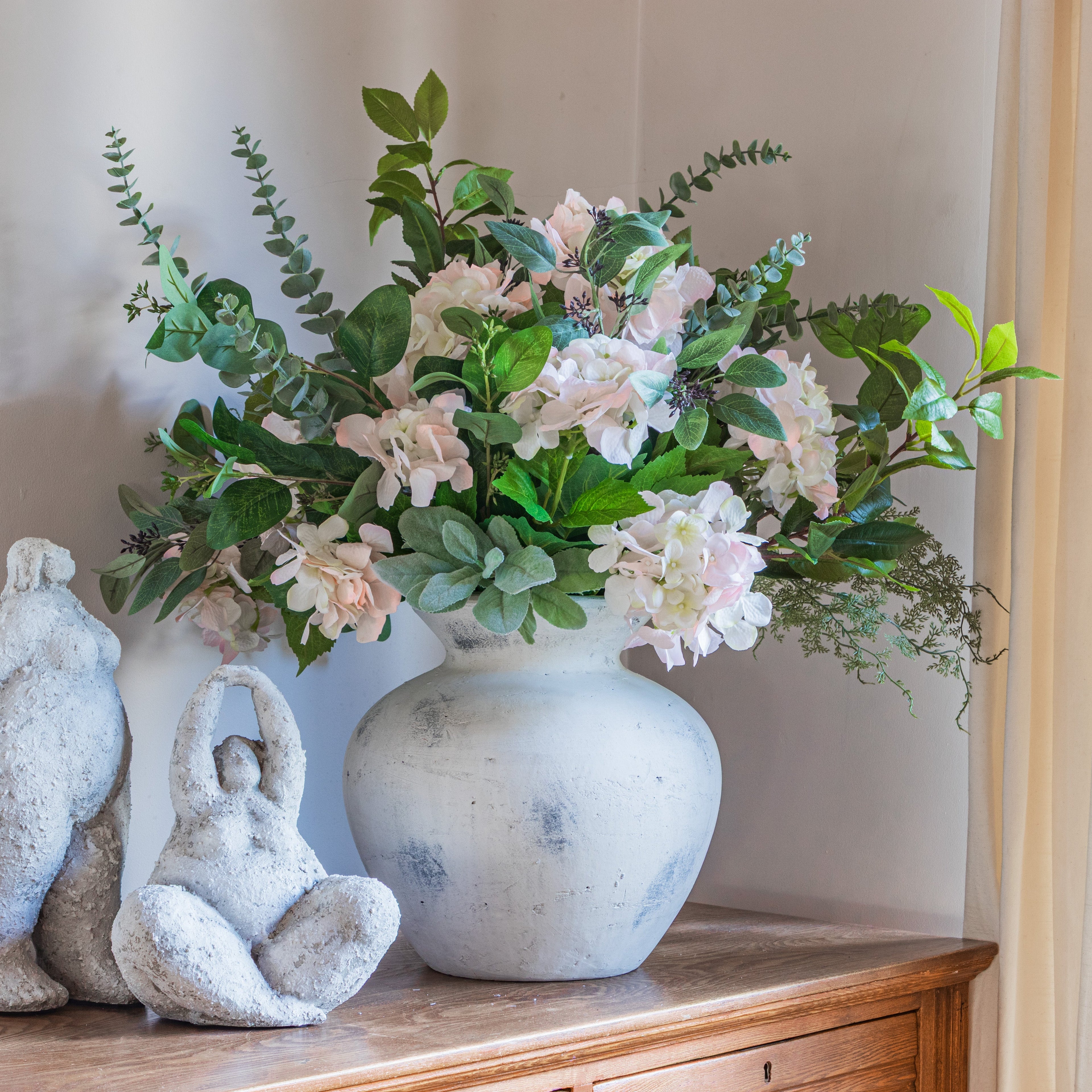 Antique White Decorative Vase