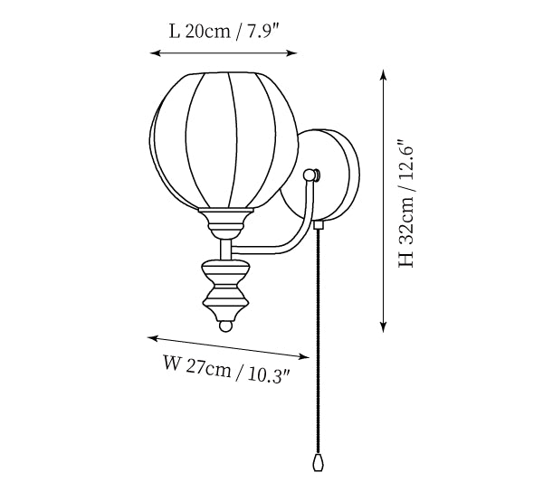 Celine Vintage Wall Lamp