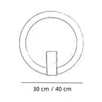 Nordic Minimalist Ring LED Wall Light