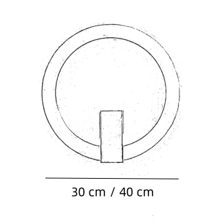 Nordic Minimalist Ring LED Wall Light