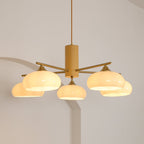 Valentina Glass Persimmon Chandelier