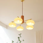 Valentina Glass Persimmon Chandelier