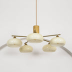 Valentina Glass Persimmon Chandelier