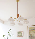 Valentina Glass Persimmon Chandelier