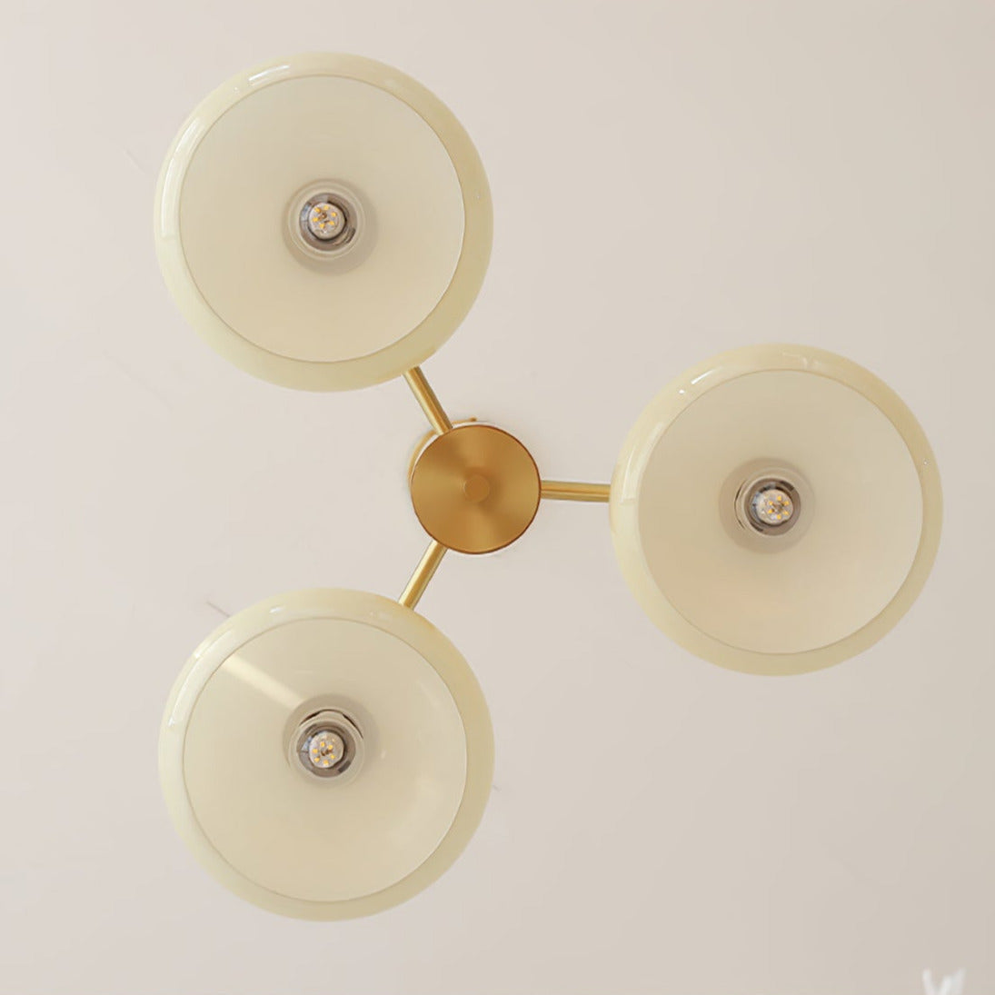 Valentina Glass Persimmon Chandelier