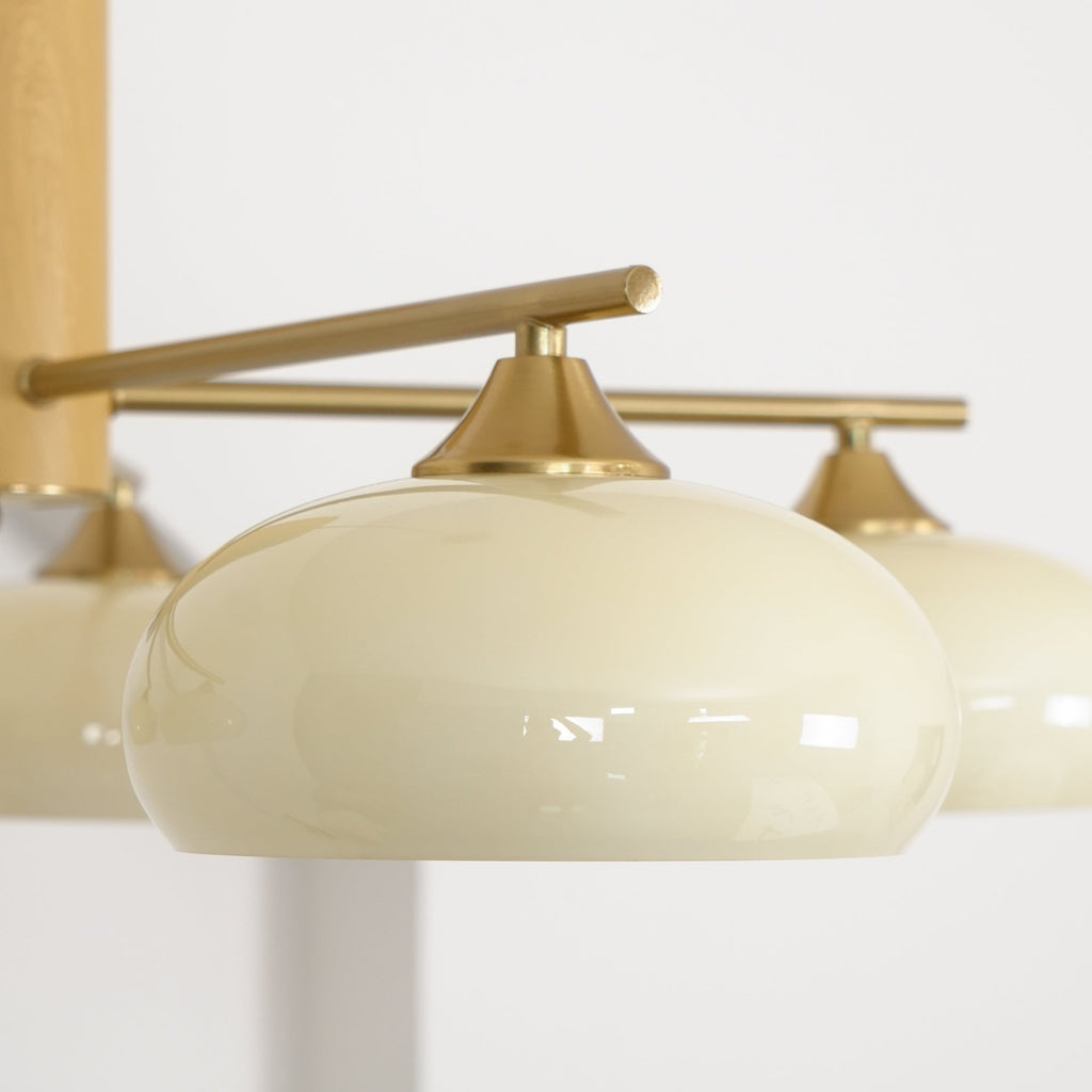 Valentina Glass Persimmon Chandelier