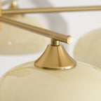 Valentina Glass Persimmon Chandelier