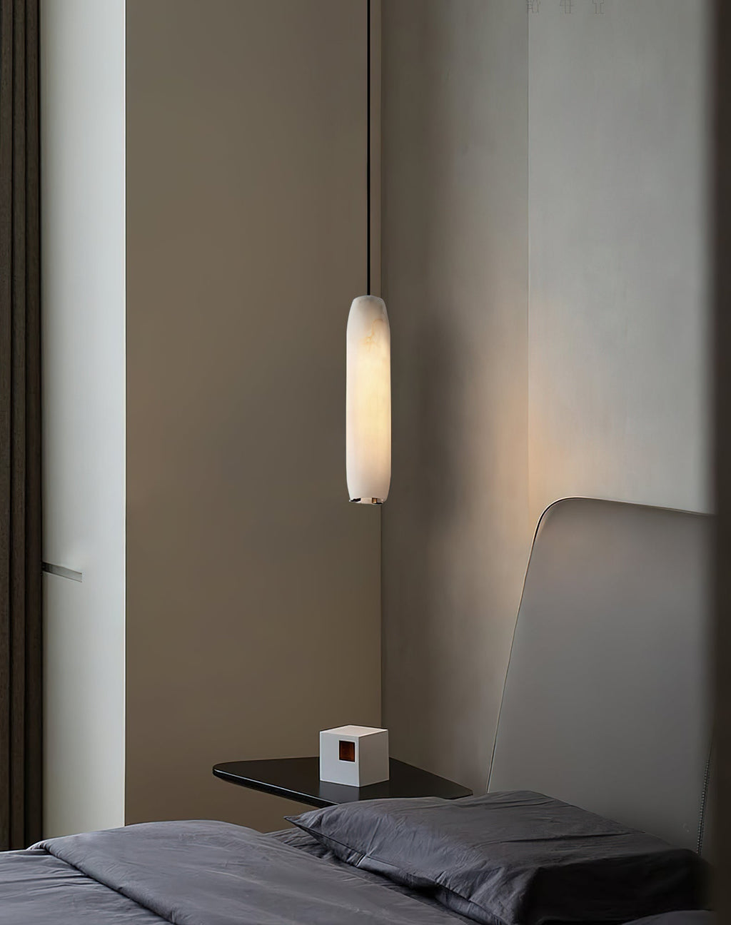 Orven Flute Alabaster Pendant Light