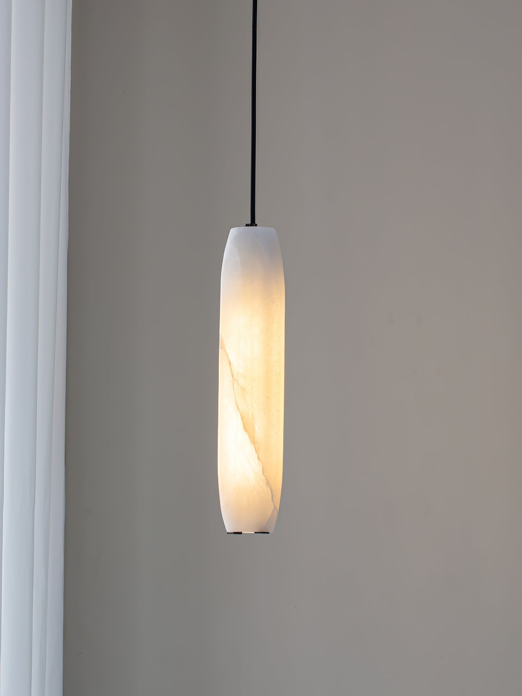 Orven Flute Alabaster Pendant Light