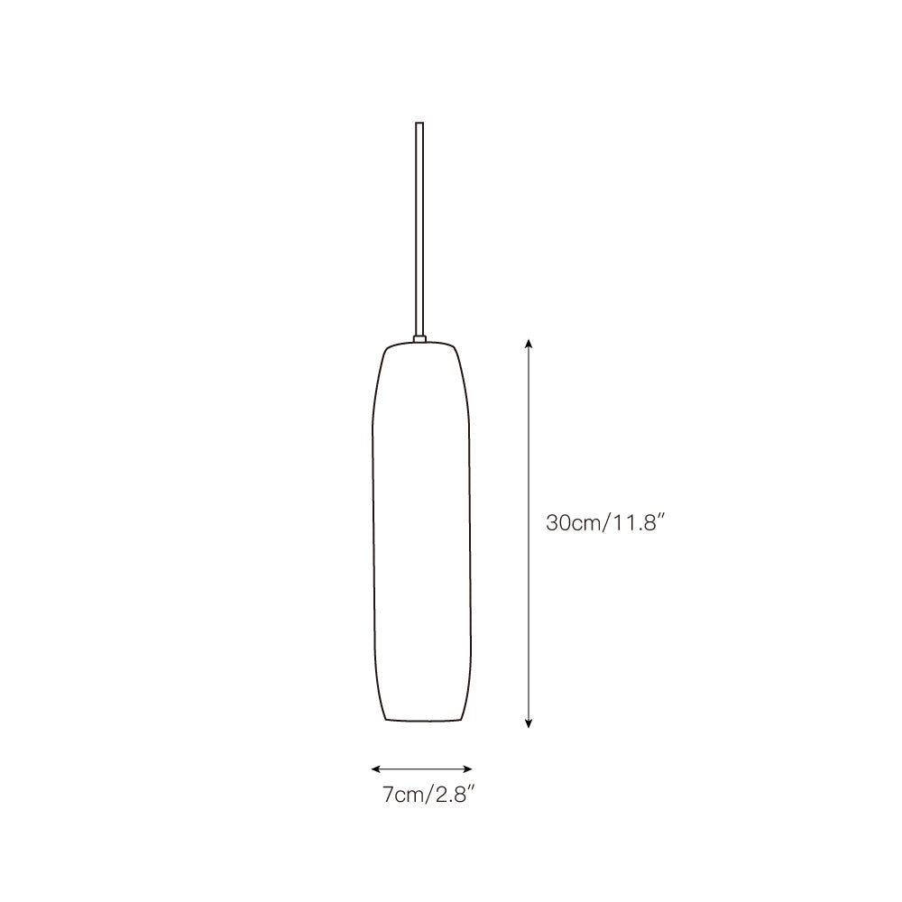 Orven Flute Alabaster Pendant Light