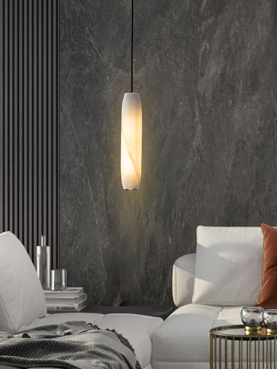 Orven Flute Alabaster Pendant Light