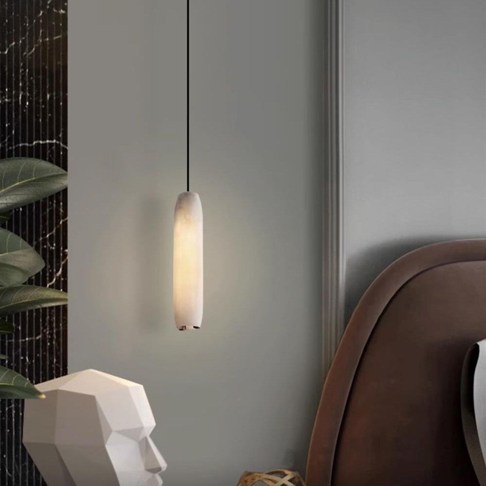 Orven Flute Alabaster Pendant Light
