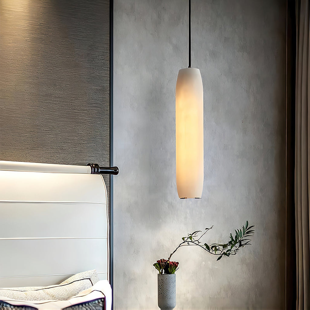 Orven Flute Alabaster Pendant Light