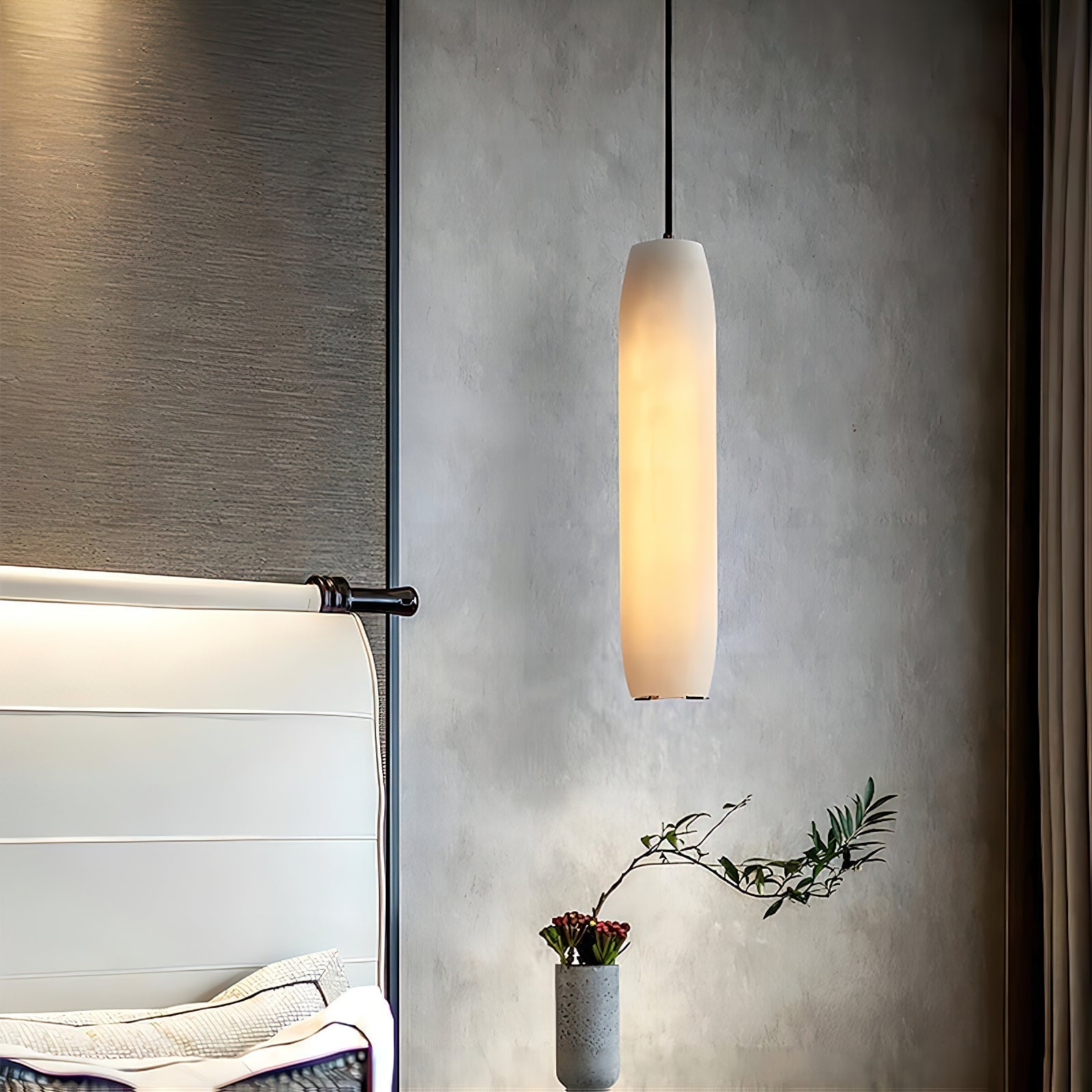 Orven Flute Alabaster Pendant Light