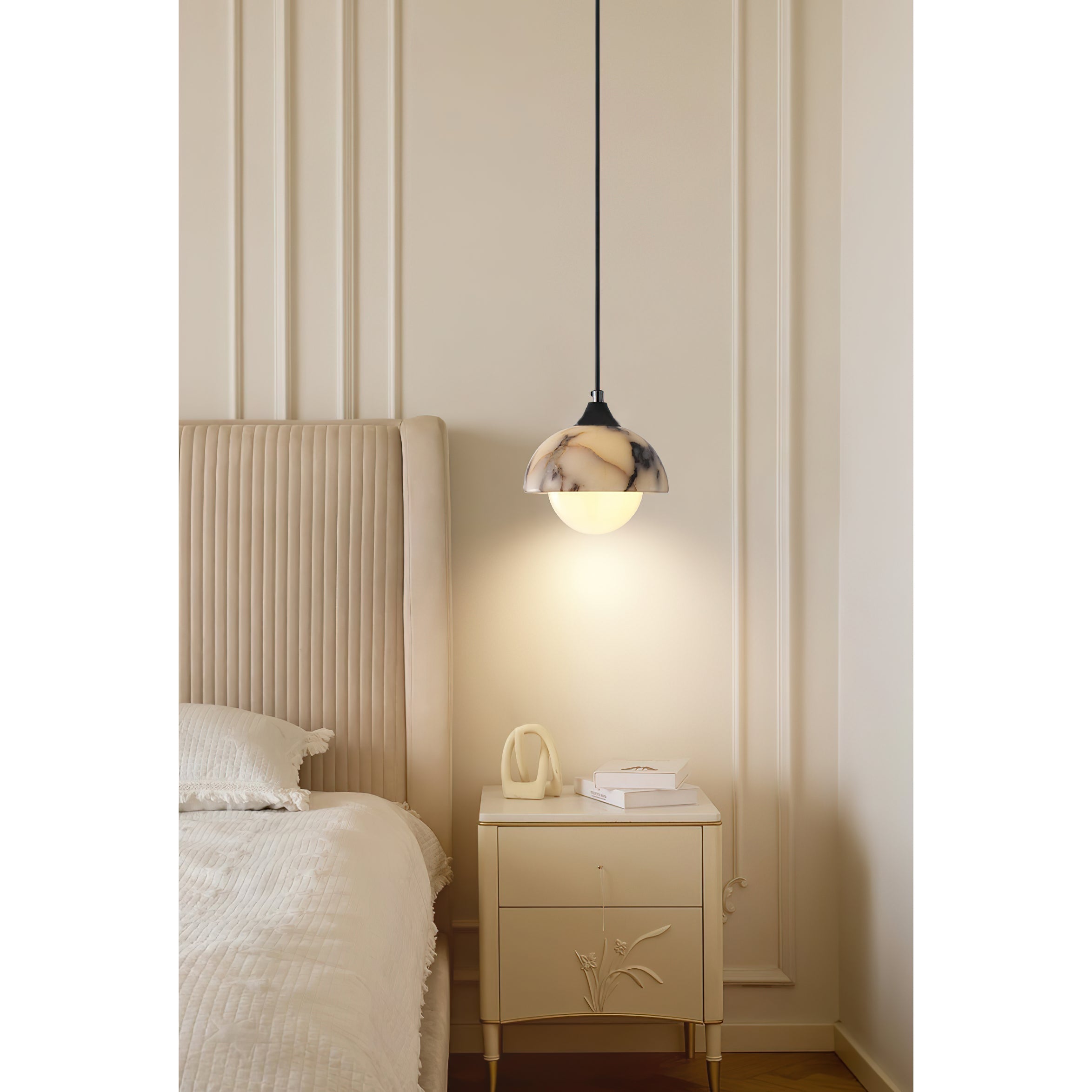 Tavon Minimalist Marble Pendant Lamp