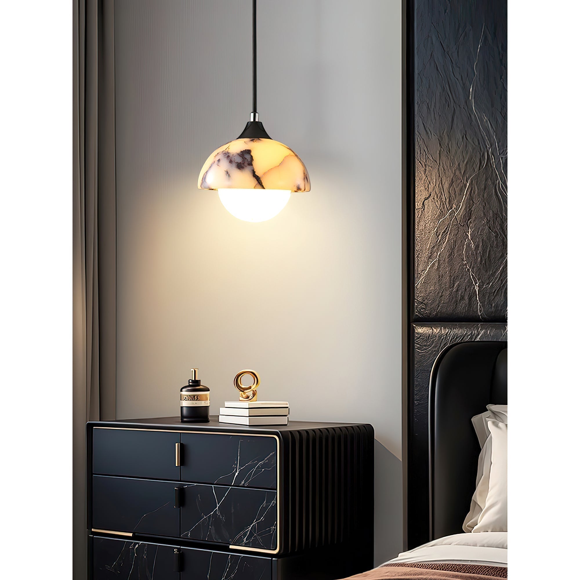 Tavon Minimalist Marble Pendant Lamp