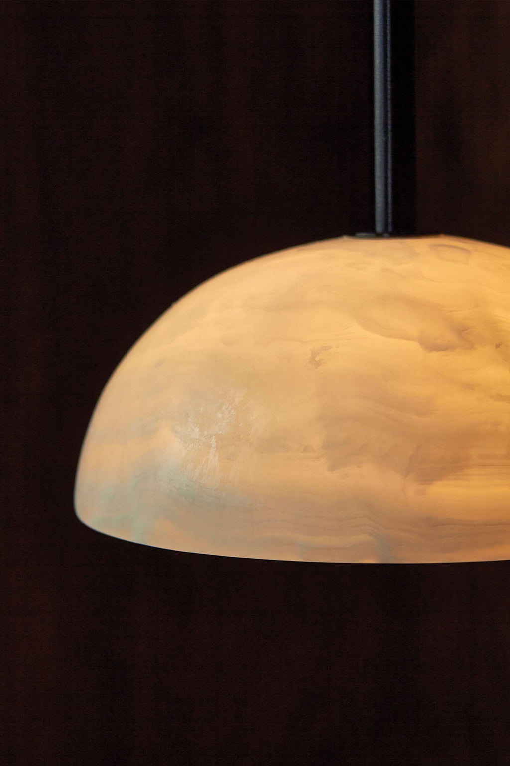 Eronex Brass Glass Pendant Lamp